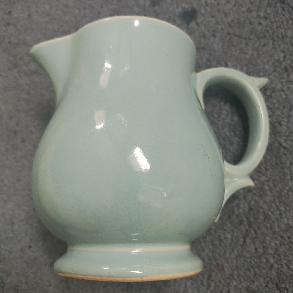 Mccoy Green Ceramic Art Piece with Glossy Finish